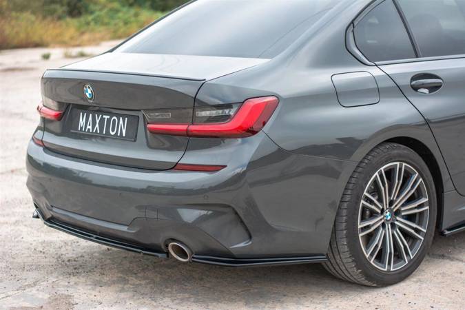 Splittery tylne boczne Maxton BMW 3 G20 M-Pack (czarny połysk)